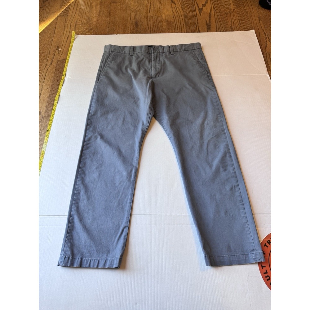 Banana Republic Fulton Skinny Chino Pants Size 36X30 Grey‎